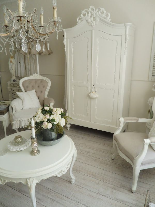 white shabby chic rooms | UniqueChic Furniture Limited